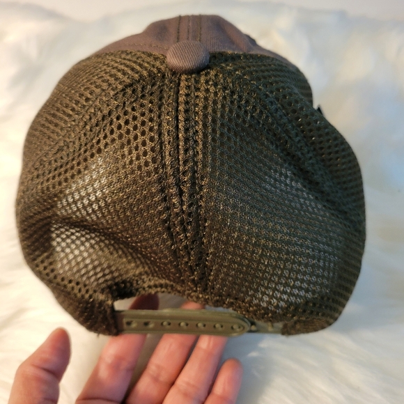 Brown and Green USA Mens Cap - Picture 2 of 9